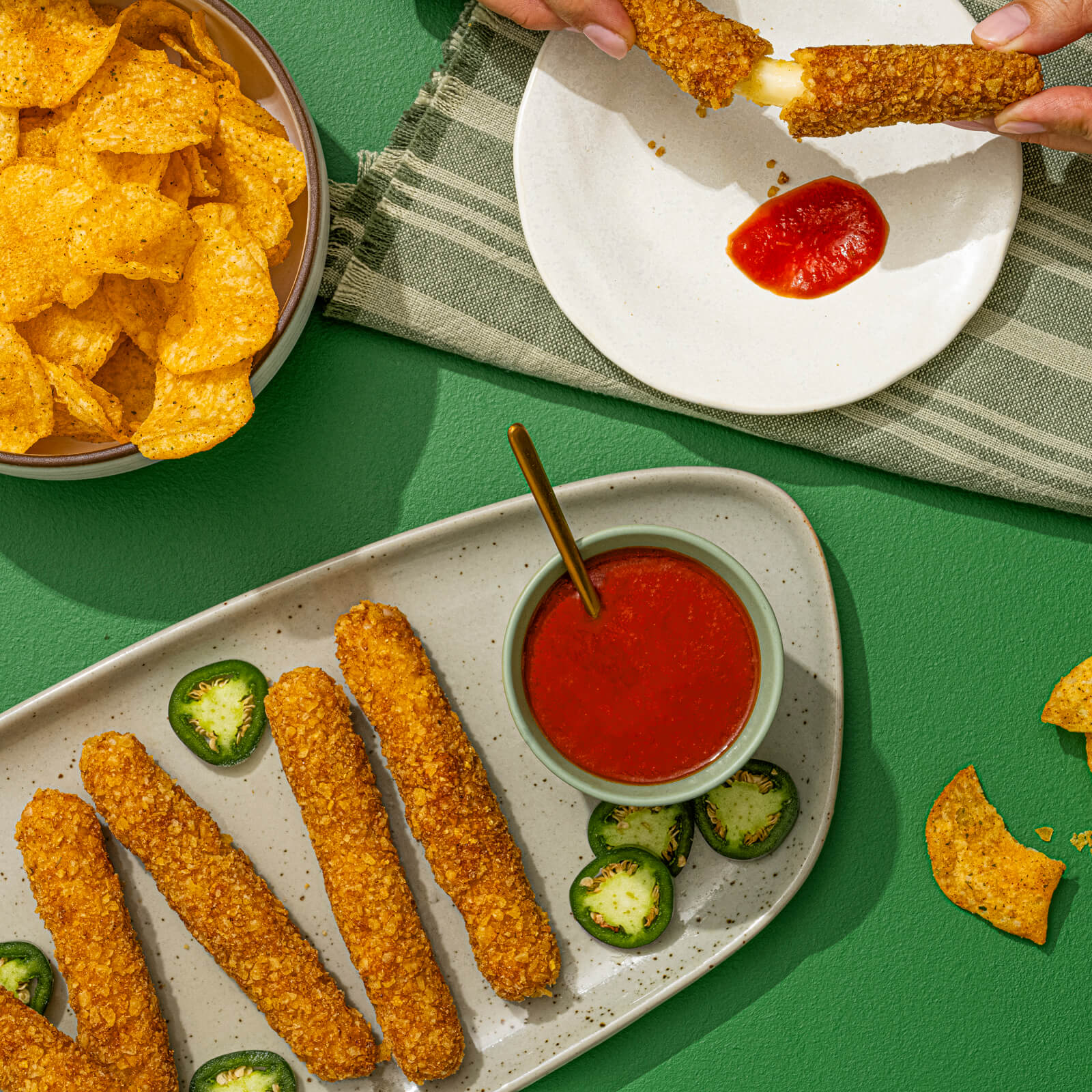 LAYS® KETTLE COOKED® Jalapeno Mozzarella Sticks
