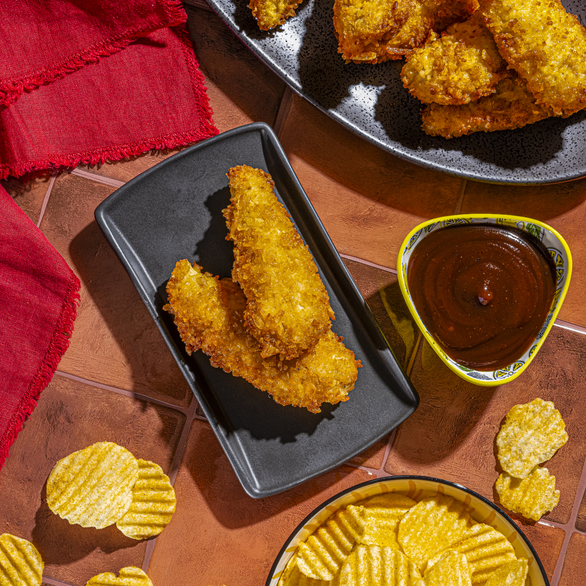 LAY'S® Wavy Hickory BBQ Chicken Tenders