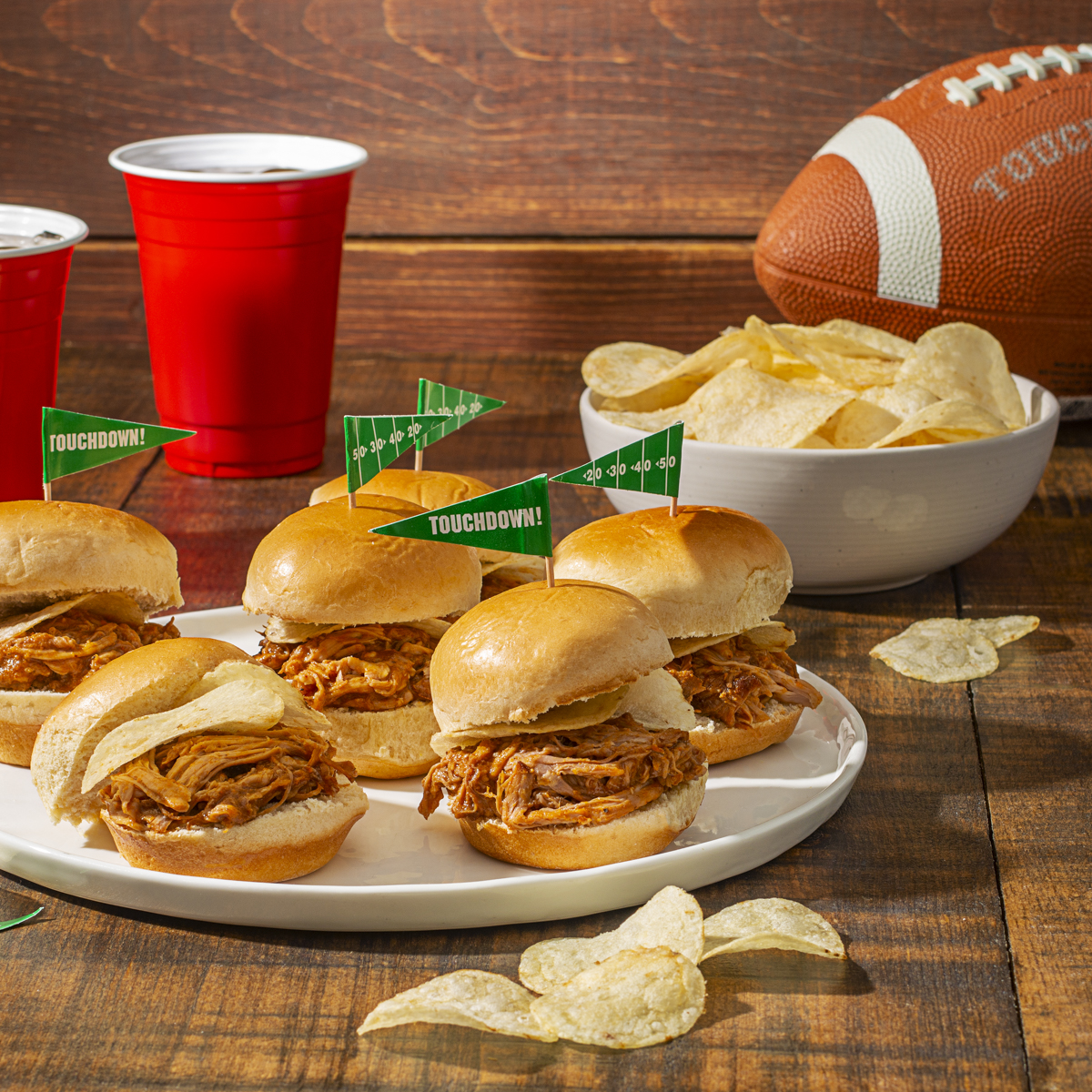 LAY'S® BBQ Pulled Pork Sliders